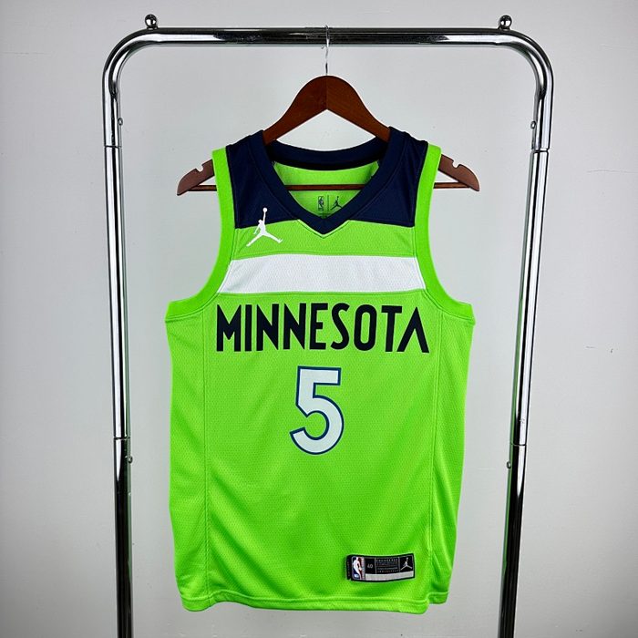 Timberwolves Jordan 荧光绿 #5 Edwards