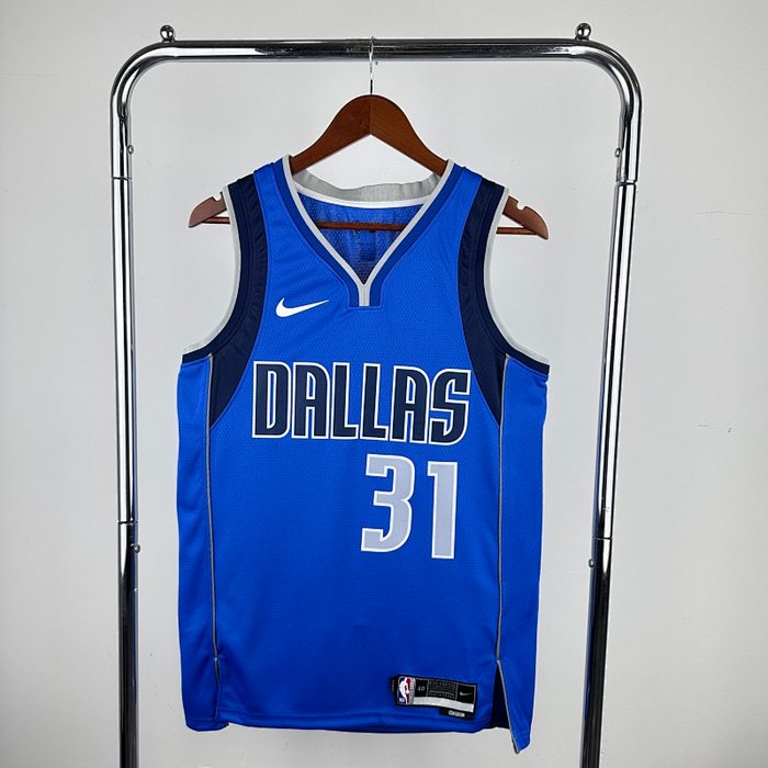 23/24 Mavericks Fora Azul #31 Thompson