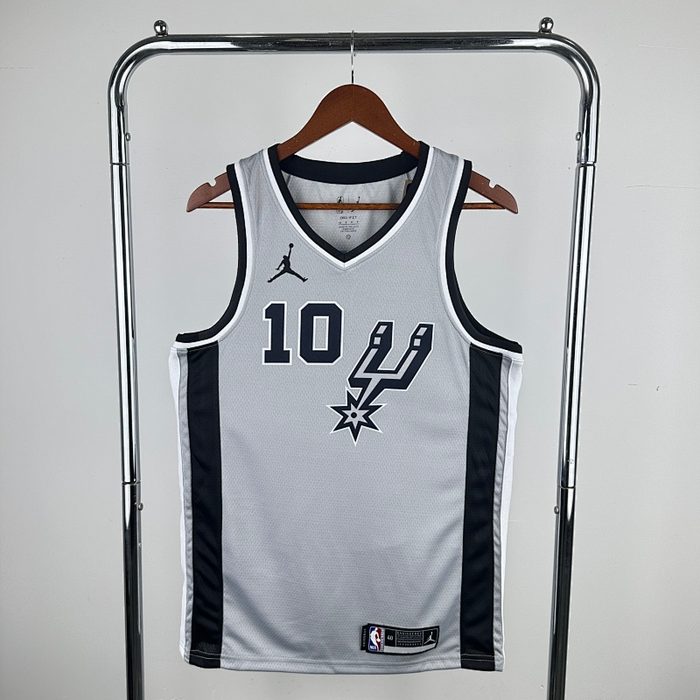 21/22 Spurs Cinza Jordan Edição Limitada #10 索汗