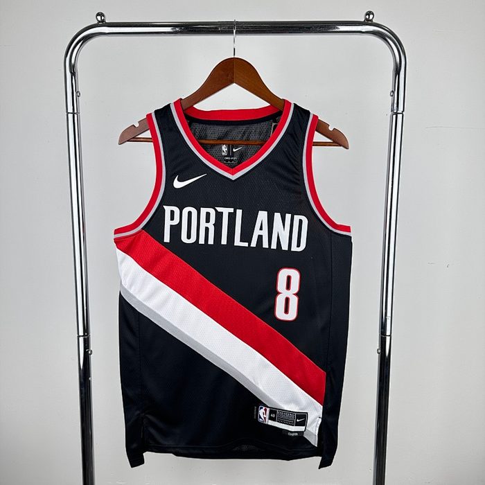 23/24 Trail Blazers Fora Preto #8 Avdija