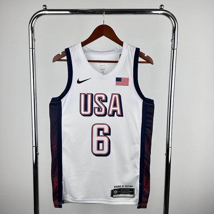 24 Olimpíadas USA Branco #6 James