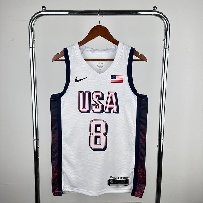 24 Olimpíadas USA Branco #8 Leonard