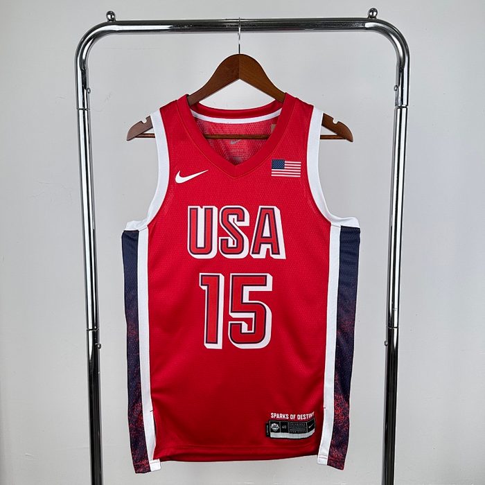 24 Olimpíadas USA Vermelho #15 Booker