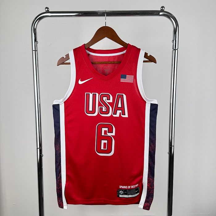 24 Olimpíadas USA Vermelho #6 James