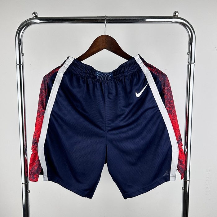 24 Olimpíadas USA Azul Shorts