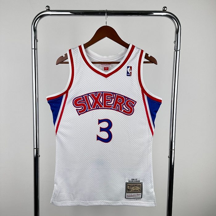 MN Retro SW:76ers 96-97/98 Rookie Retro 白 #3 Iverson