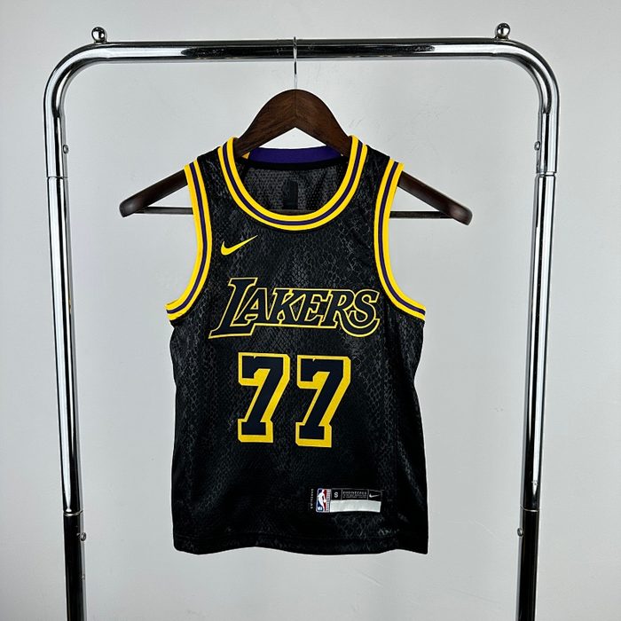 Infantil Kit :23/24 Lakers 蛇皮 #77 Doncic