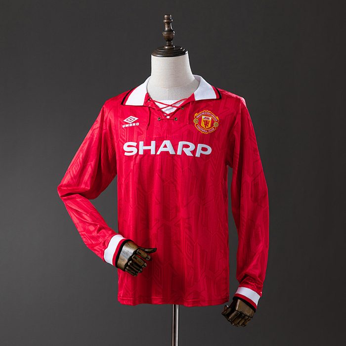 Retro Long Sleeve M-U 92/94 Home S-XXL