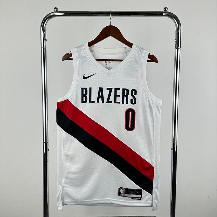 26/27 Trail Blazers Casa Branco #0 Lillard