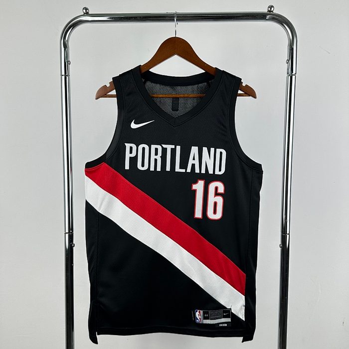 26/27 Trail Blazers Fora Preto #0 Lillard