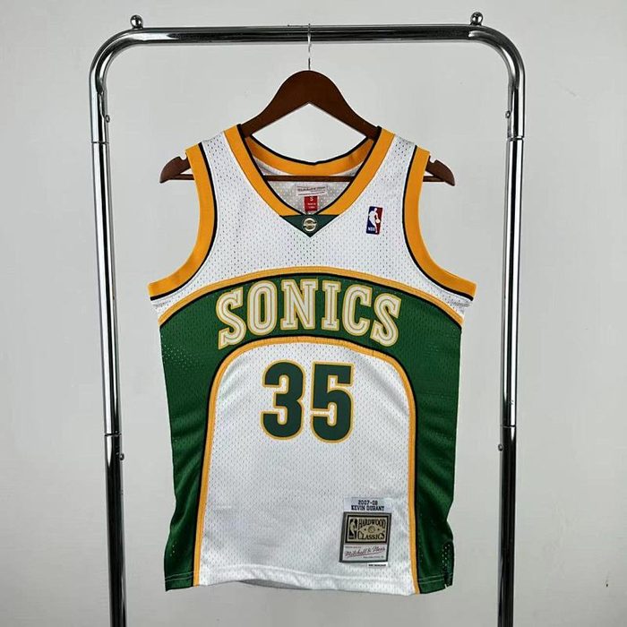 MN Retro SW:SuperSonics 07/08/09 Branco #35 Durant