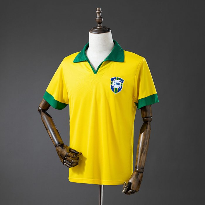Brazil 1958 Home Retro Jersey S-XXL