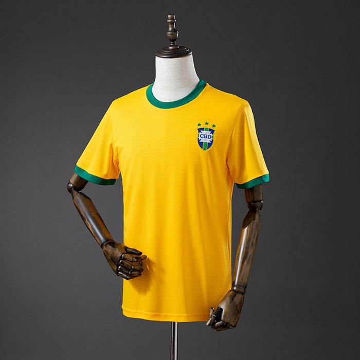 Brazil 1971 Home Retro Jersey S-XXL