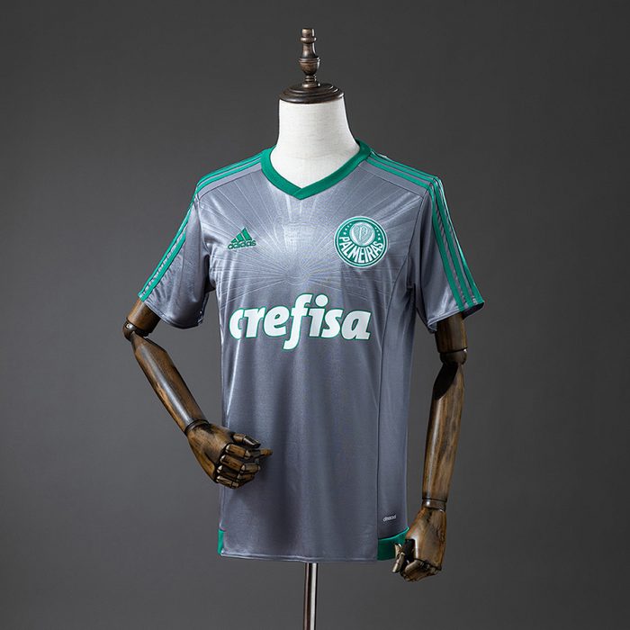 Palmeiras 16/17 Champions Commemorative Edition Silver Retro Jersey S-4XL