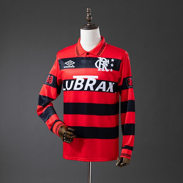 Flamengo 1994/95 Home Long Sleeve Retro Retro Jersey S-XXL