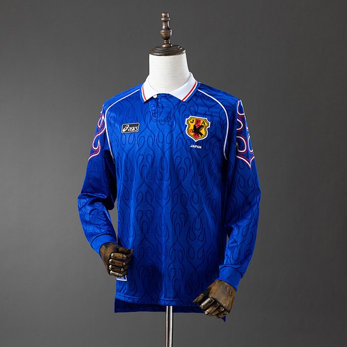 Japan 1998 Home Long Sleeve Retro Jersey S-XXL