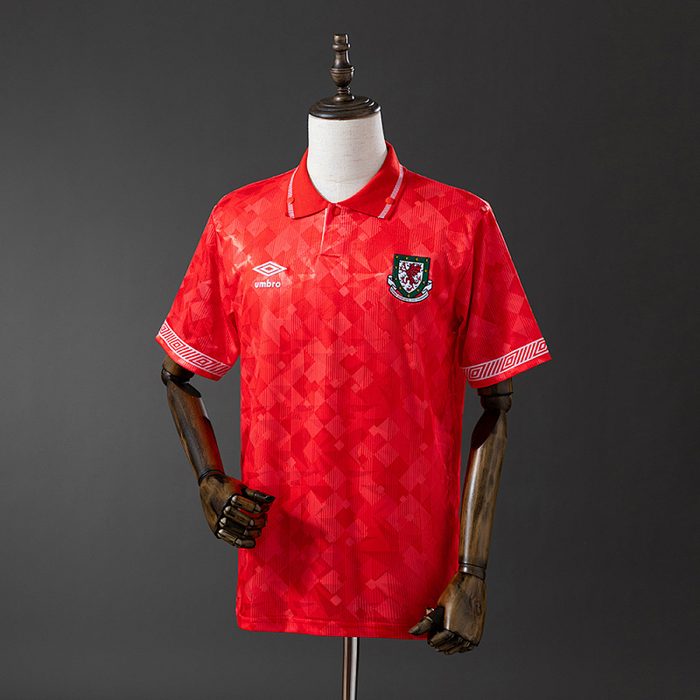 Wales 1990/92 Home Retro Jersey S-XXL