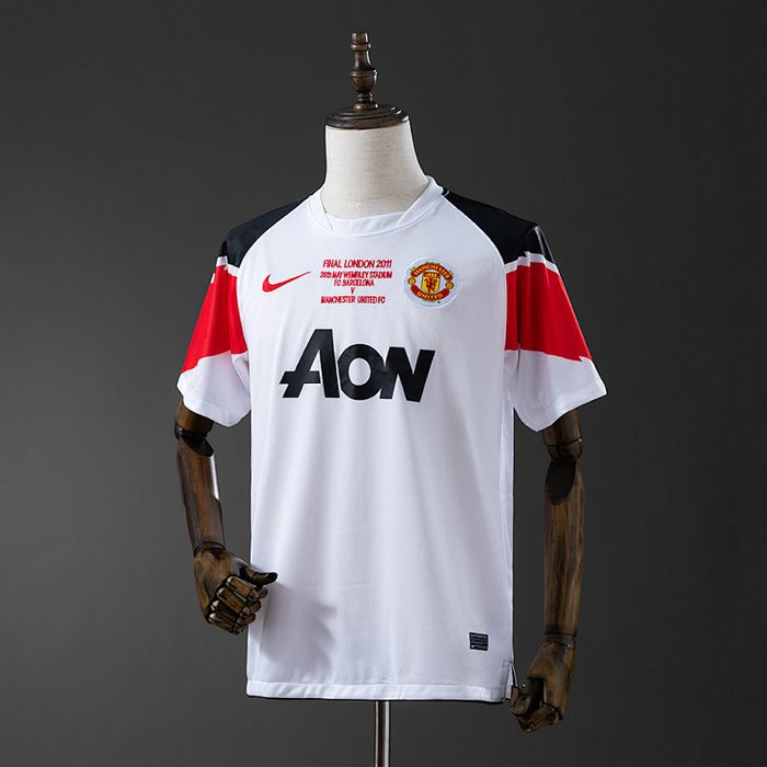 M-U 2010/11 Away Champions League version Retro Jersey S-XXL