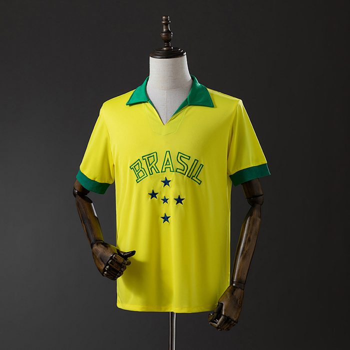 Brazil 1958 Home Retro Jersey S-XXL