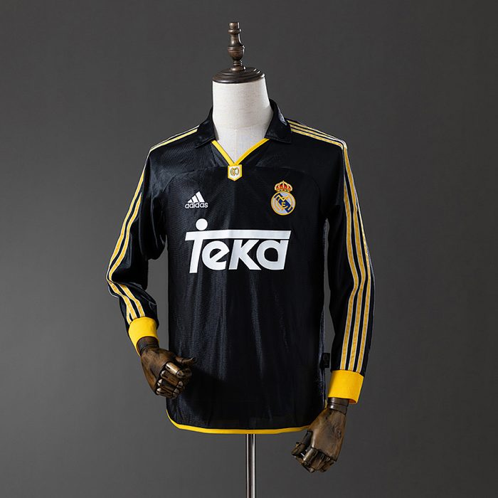 Real Madrid 98/00 Away Long Sleeve Retro Jersey S-XXL