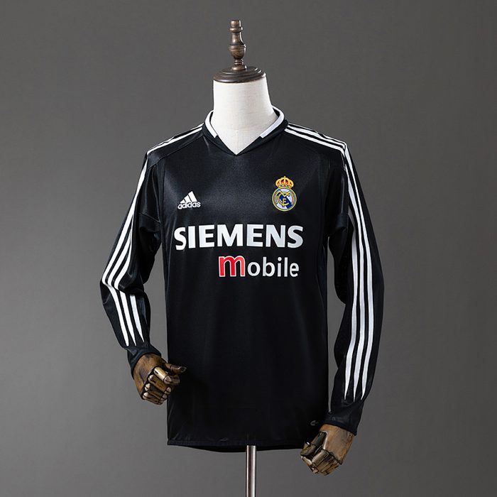 Real Madrid 04/05 third Away Long Sleeve Retro Jersey S-XXL