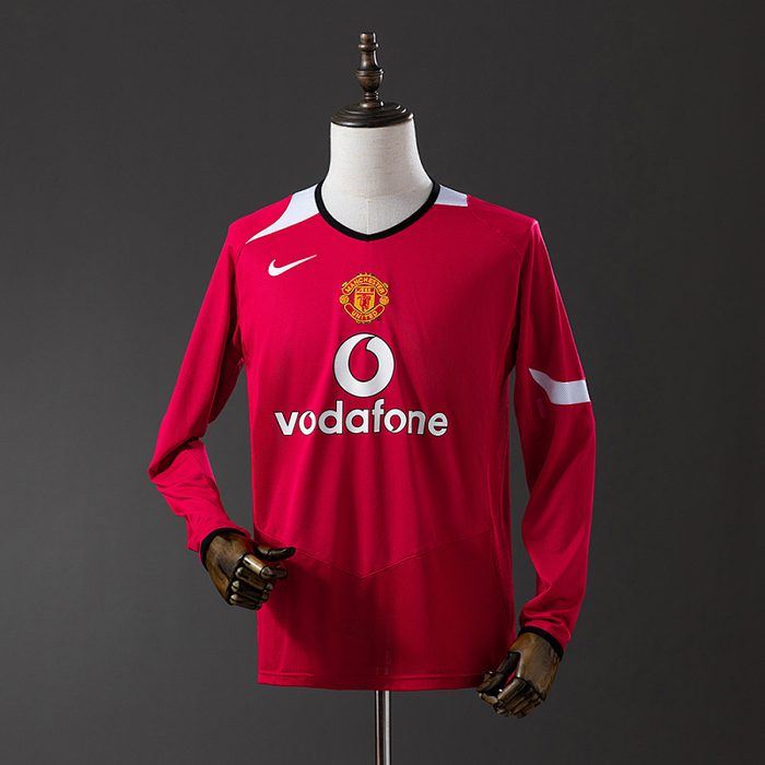 M-U 04/06 Home Long Sleeve Retro Jersey S-XXL