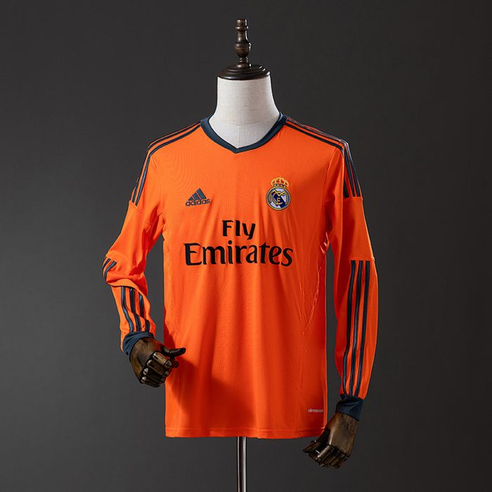 Real Madrid 13/14 Second Away Long Sleeve Retro Jersey S-XXL