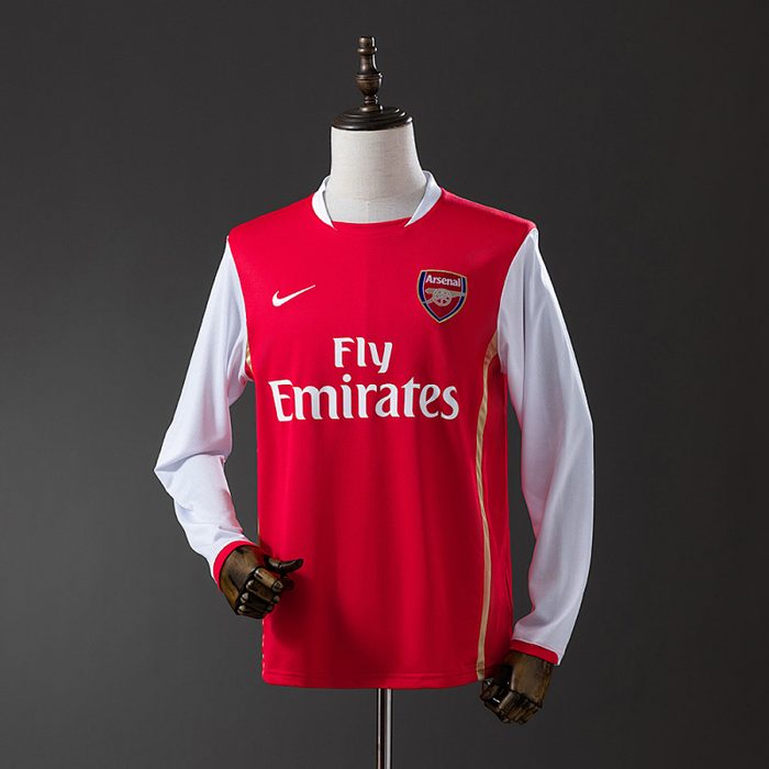 Arsenal 06/07 Home Long Sleeve Retro Jersey S-XXL