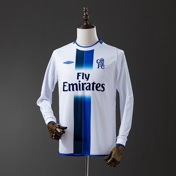 Retro long-sleeved 03/05 Chelsea away S-XXL
