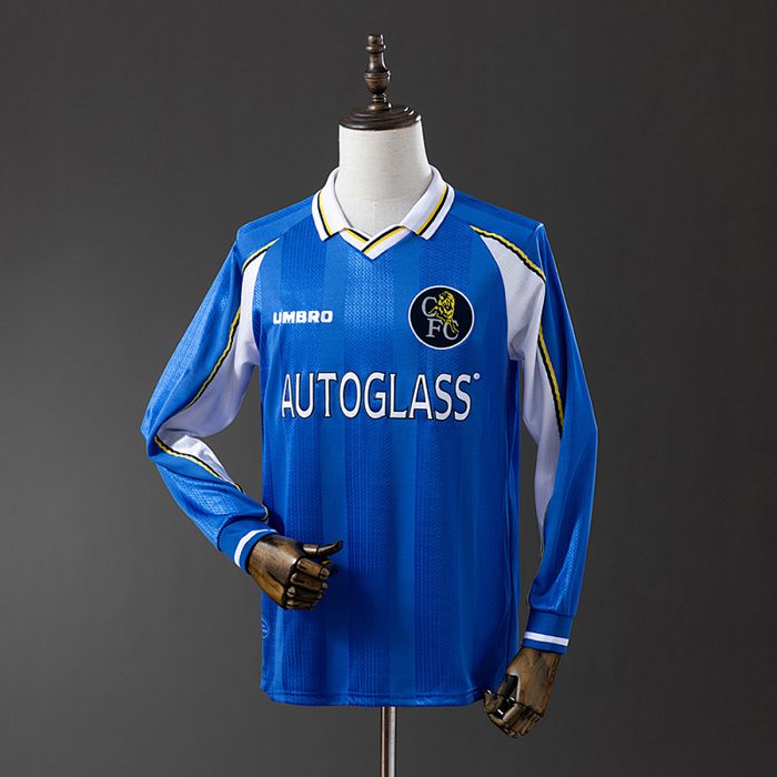 Chelsea 97/99 Home Long Sleeve Retro Jersey S-XXL