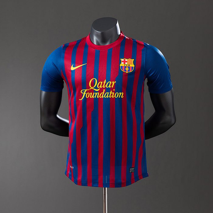Barcelona 11/12 Home Player Version Retro Jersey S-3XL