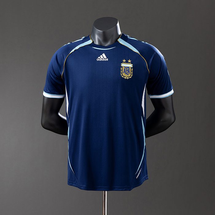Argentina 2006 Away Player Version Retro Jersey S-3XL