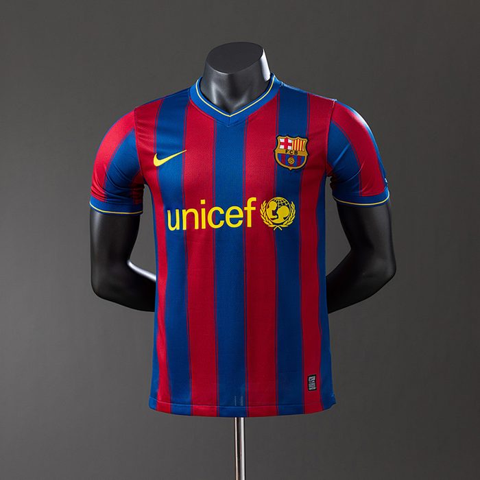 Barcelona 09/10 Home Player Version Retro Jersey S-3XL