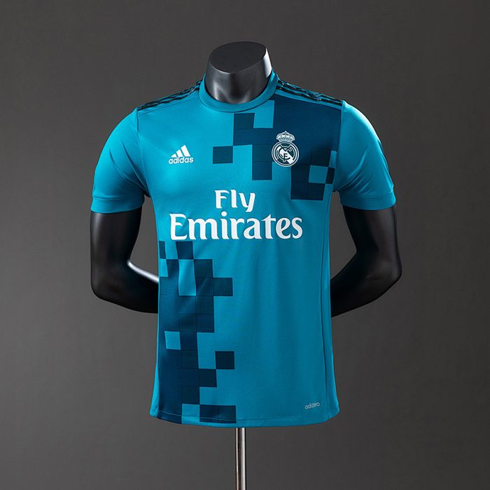 Real Madrid 17/18 Third Away Player Version Retro Jersey S-3XL