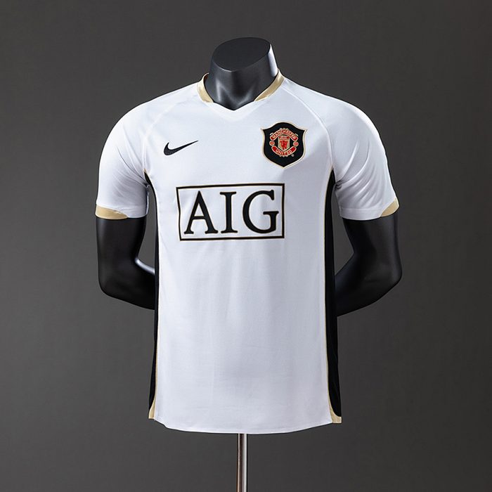M-U 06/07 Away Player Version Retro Jersey S-3XL