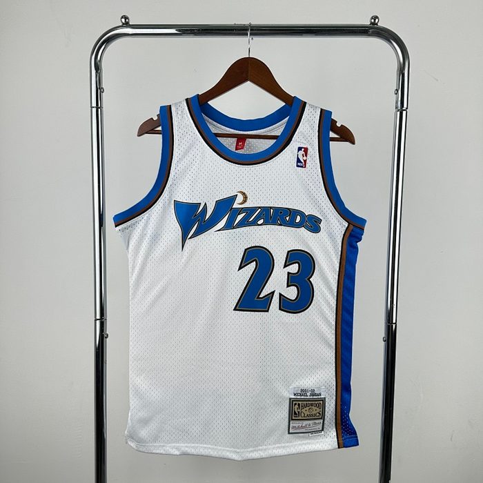 MN Retro SW: Wizards 01/02/03 Branco #23 Jordan