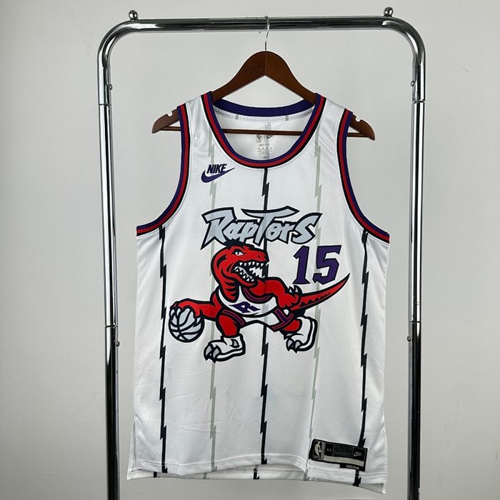26/27 Raptors Retro Branco #15 Carter