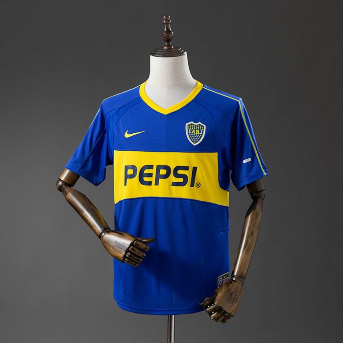 Boca Juniors 03/04 Home Retro Jersey S-XXL