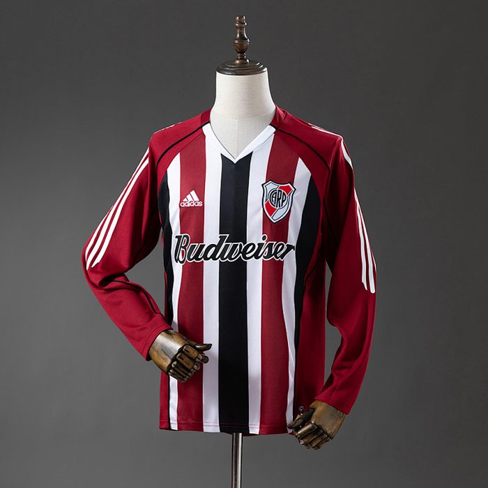 River Plate 05/06 Away Long Sleeve Retro Jersey S-XXL