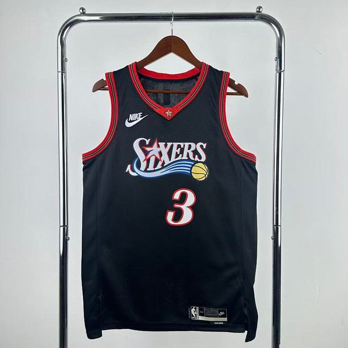 26/27 76ers Retro Preto #3 Iverson