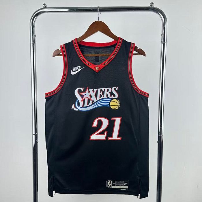 26/27 76ers Retro Preto #21 Embiid