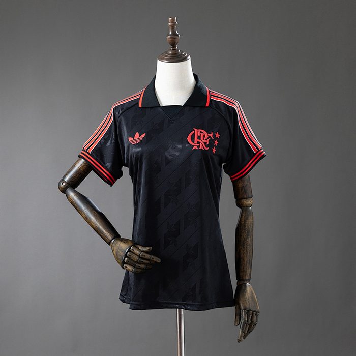 Flamengo 25/26 Lifestyler Retro - Black Women's Jersey S-XXL