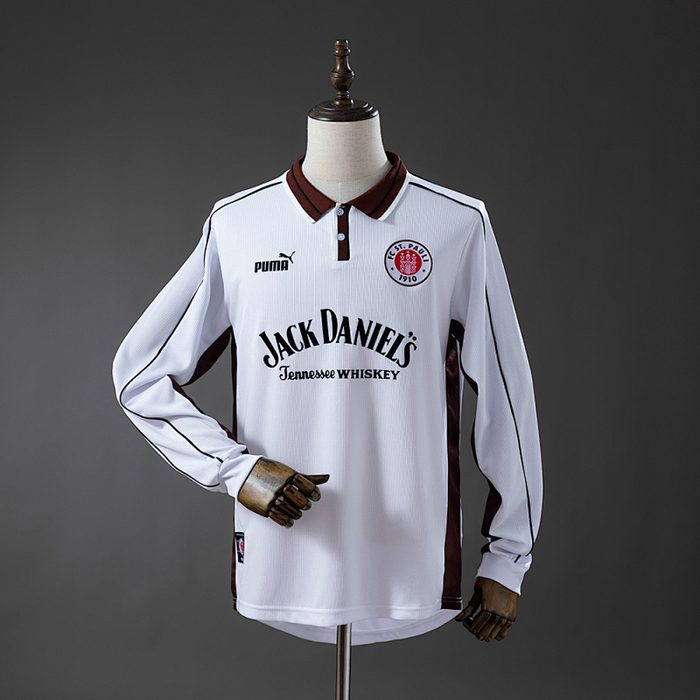 St. Pauli 99/00 Home Long-Sleeve Retro Jersey S-XXL