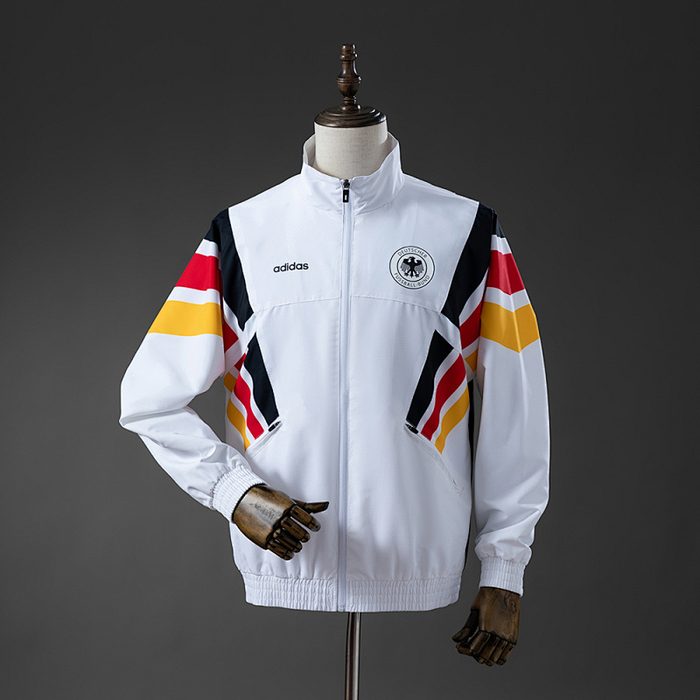 German 1996 Retro Windbreaker - White S-XXL