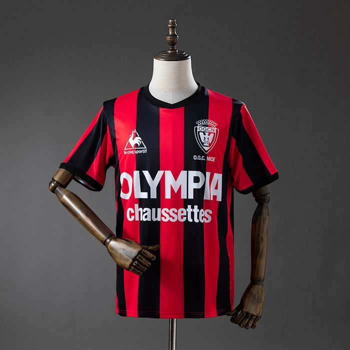 OGC Nice 77/78 Home Retro Jersey S-XXL