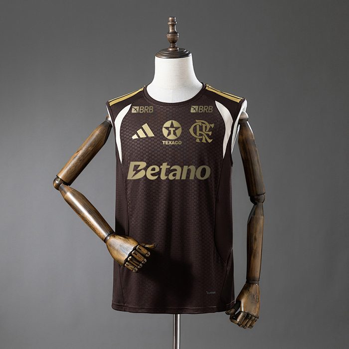 Flamengo 26/27 All Sponsored Training - Brown Vest Jersey S-4XL