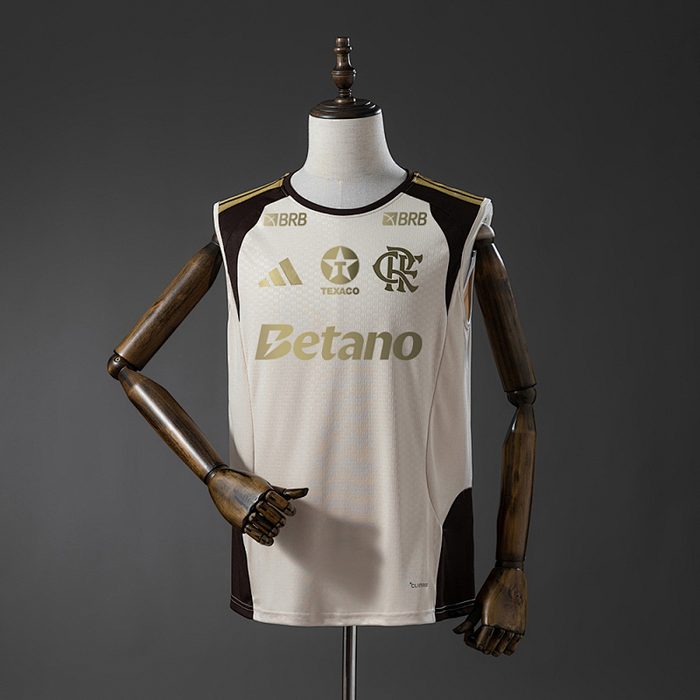 Flamengo 26/27 All sponsors Training - Apricot Vest Jersey S-4XL
