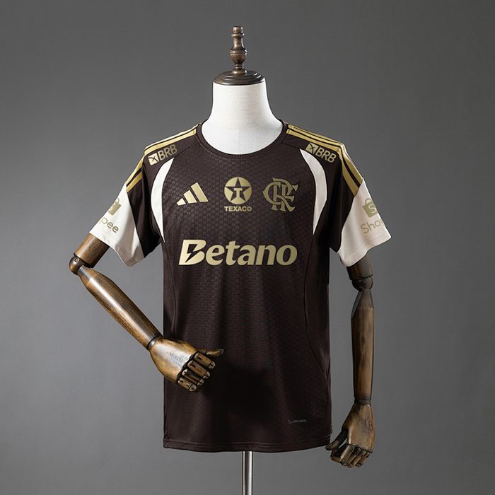 Flamengo 26/27 All sponsors Training - Brown Jersey S-4XL