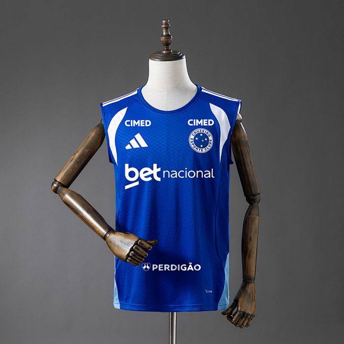 Cruzeiro 26/27 All sponsors Training - Blue Vest Jersey S-4XL