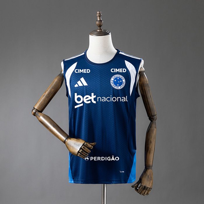 Cruzeiro 26/27 All sponsors Training - Dark Blue Vest Jersey S-4XL